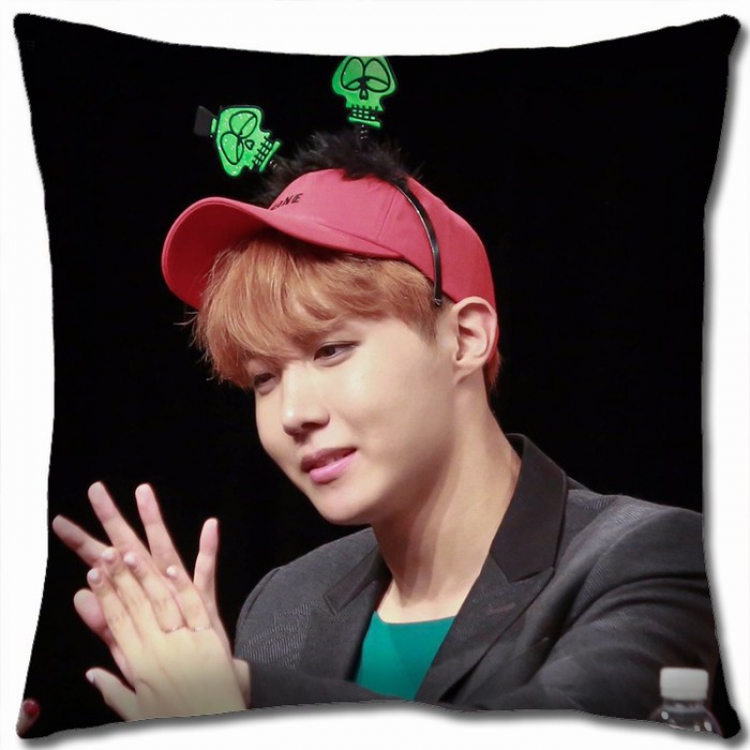 BTS Double-sided full color Pillow Cushion 45X45CM JH-10 NO FILLING