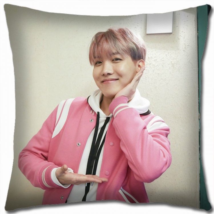 BTS Double-sided full color Pillow Cushion 45X45CM JH-1 NO FILLING