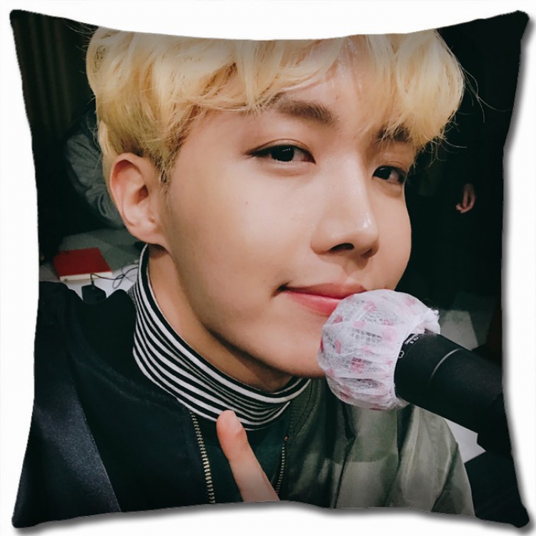 BTS Double-sided full color Pillow Cushion 45X45CM JH-2 NO FILLING