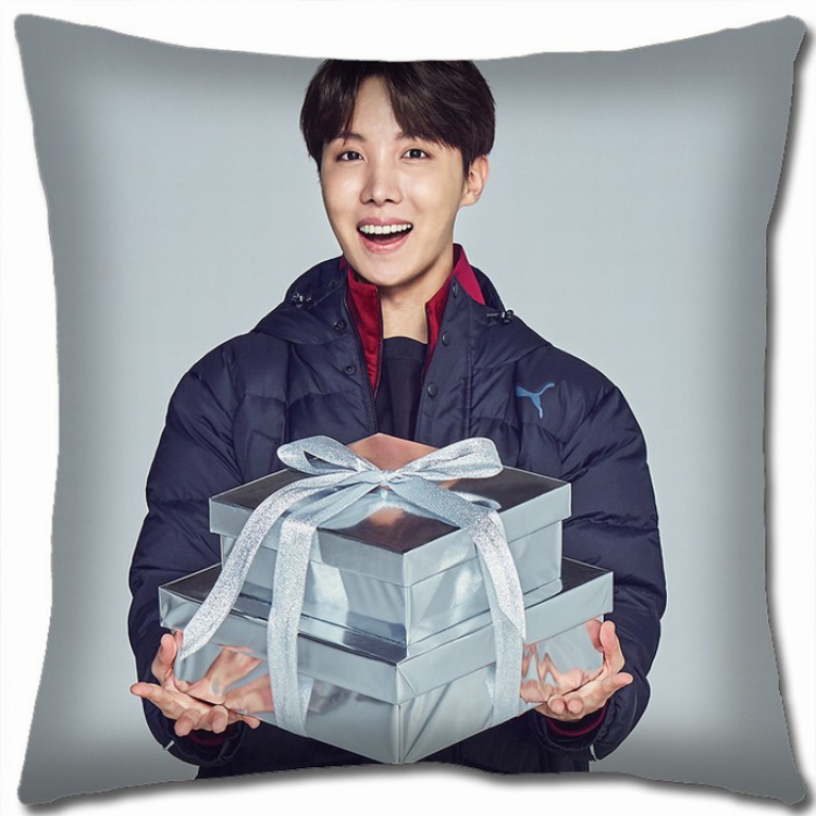 BTS Double-sided full color Pillow Cushion 45X45CM JH-19 NO FILLING