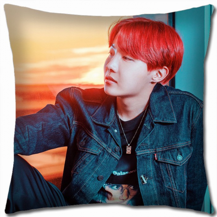 BTS Double-sided full color Pillow Cushion 45X45CM JH-24 NO FILLING