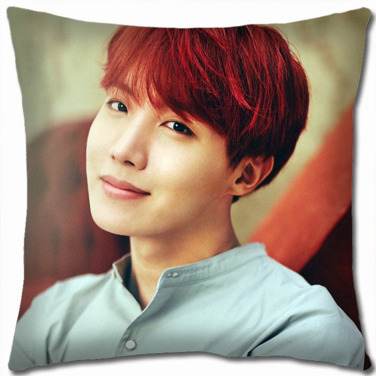 BTS Double-sided full color Pillow Cushion 45X45CM JH-21 NO FILLING