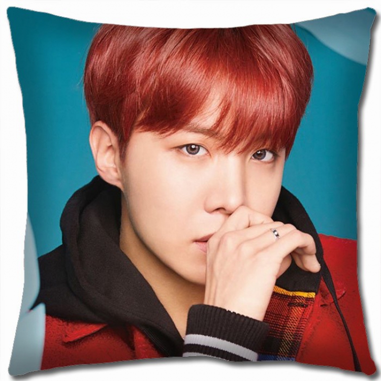 BTS Double-sided full color Pillow Cushion 45X45CM JH-28 NO FILLING
