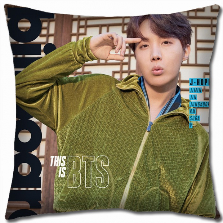 BTS Double-sided full color Pillow Cushion 45X45CM JH-25 NO FILLING