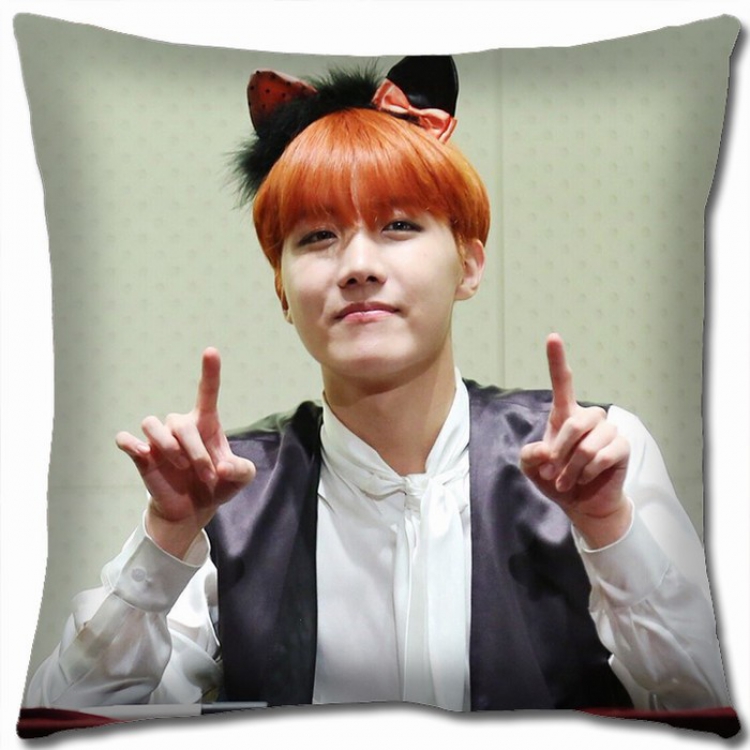 BTS Double-sided full color Pillow Cushion 45X45CM JH-6 NO FILLING