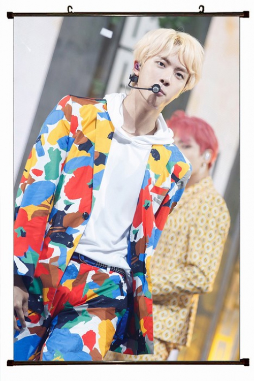 BTS Plastic pole cloth painting Wall Scroll 60X90CM preorder 3 days BTS-127 NO FILLING