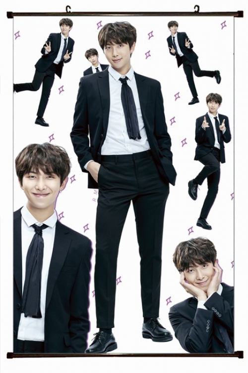 BTS Plastic pole cloth painting Wall Scroll 60X90CM preorder 3 days BTS-147 NO FILLING
