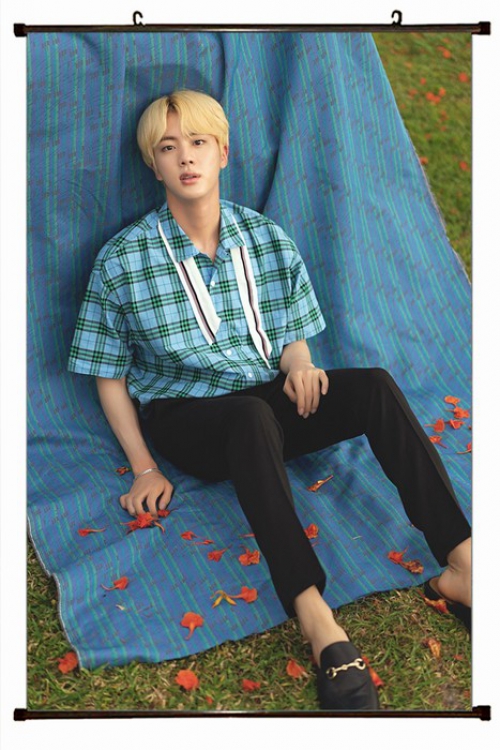 BTS Plastic pole cloth painting Wall Scroll 60X90CM preorder 3 days BTS-98 NO FILLING