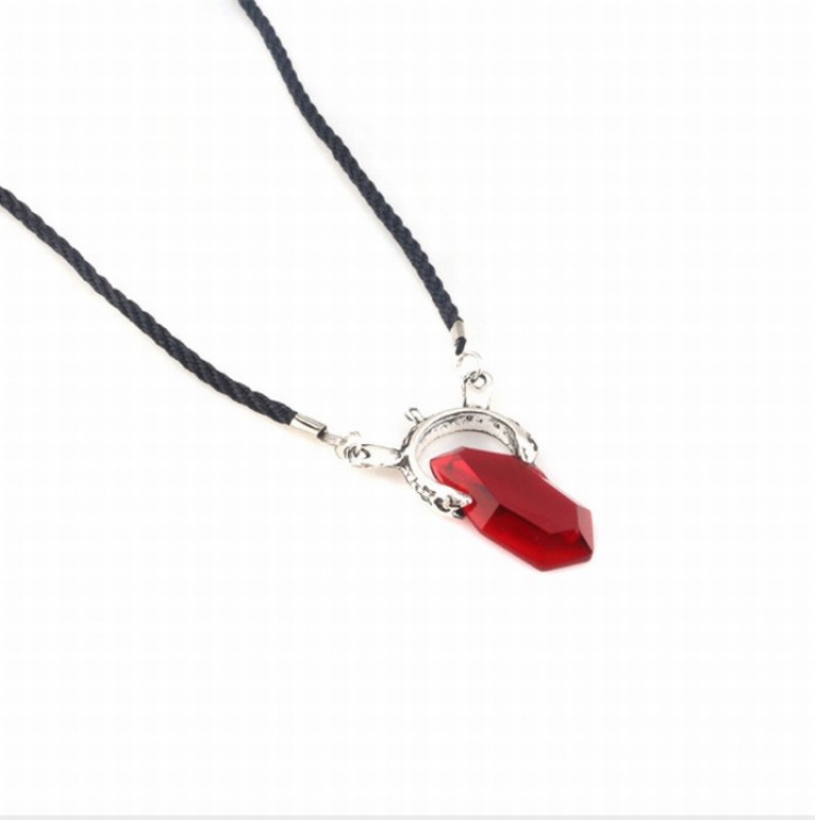 Devil May Cry Gilver Alloy Necklace pendant red OPP 2.5X4CM 8G price for 5 pcs