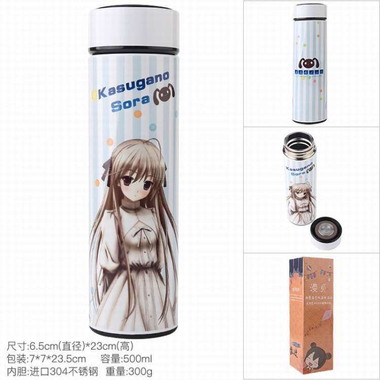 Yosuga no Sora Full Color vacuum Double layer 304 stainless steel Thermos Cup 500ML