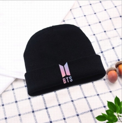 BTS LOGO Printed knit cap hat ...