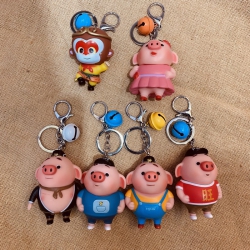 Piggy Keychain pendant 6 model...