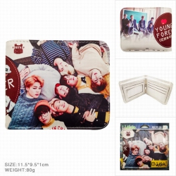 BTS Full color two fold wallet...