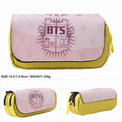 BTS Double zippered leather Pe...