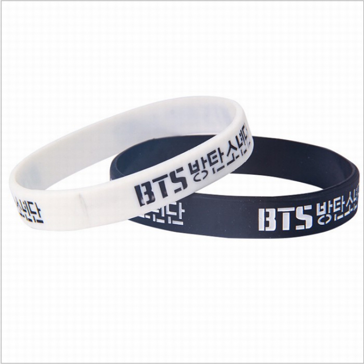 BTS Silicone bracelet One pack of 2 price for 5 packs