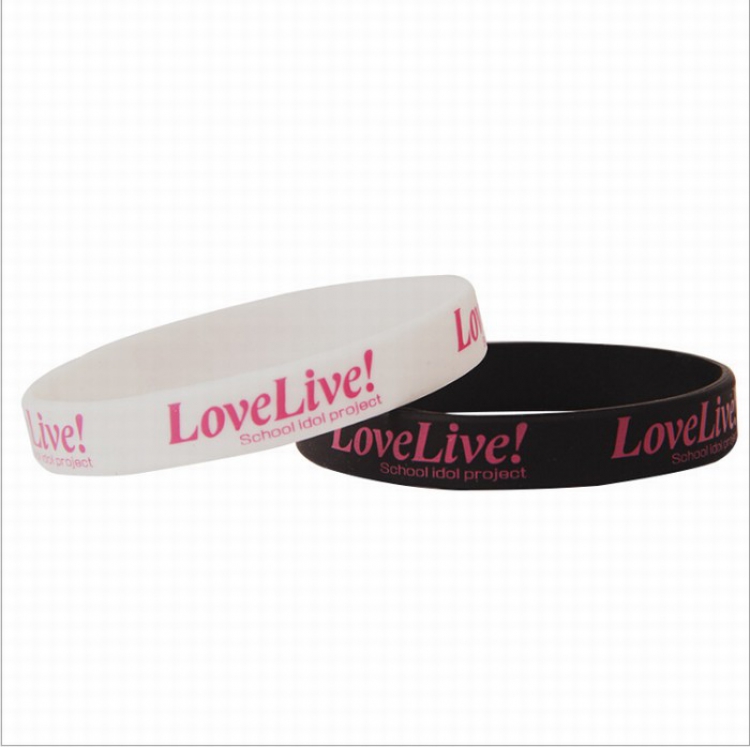 Love Live Silicone bracelet One pack of 2 price for 5 packs