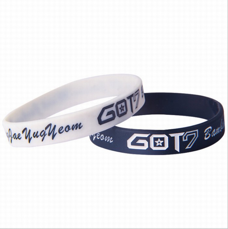 GOT 7  Silicone bracelet One pack of 2 price for 5 packs