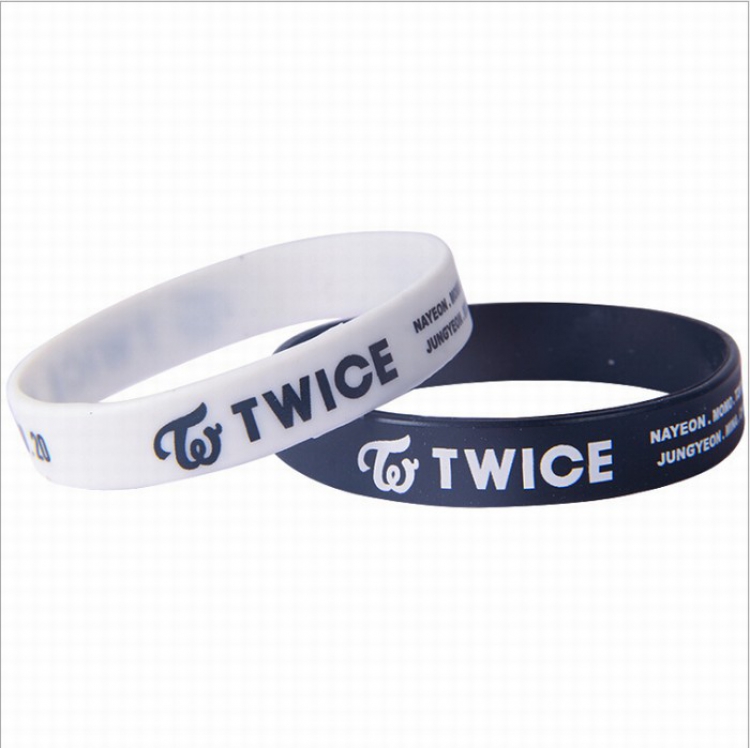 TWICE Silicone bracelet One pack of 2 price for 5 packs