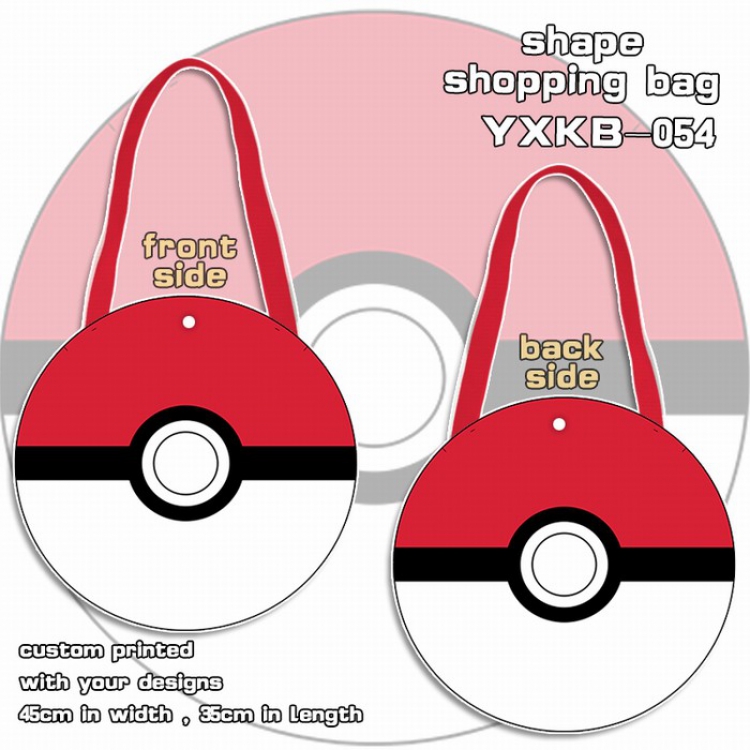 Pokemon Super cute Shaped Satchel Canvas Shopping Bag 33X43CM YXKB054