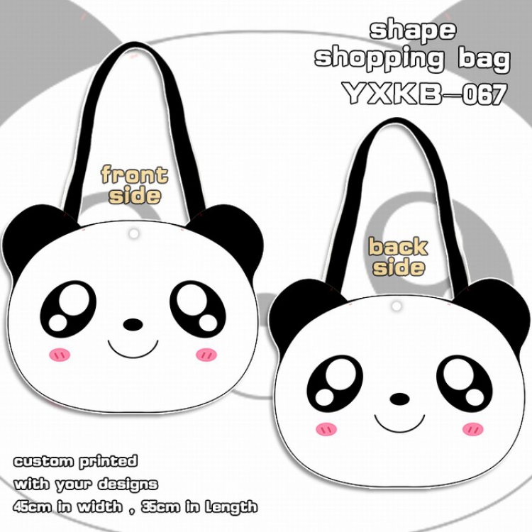 Panda Super cute Shaped Satchel Canvas Shopping Bag 33X43CM YXKB067