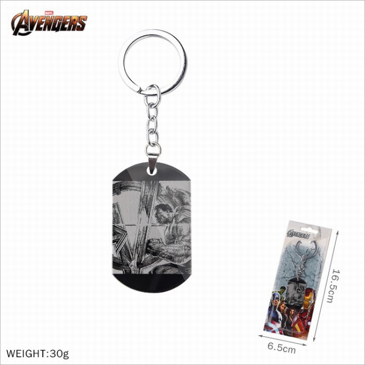 Key Chain The avengers allianc Stainless steel military keychain pendant price for 5 pcs S7