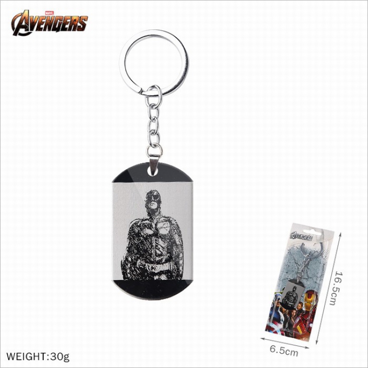 Key Chain The avengers allianc Stainless steel military keychain pendant price for 5 pcs S5