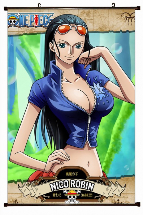 One Piece Plastic pole cloth painting Wall Scroll 60X90CM preorder 3 days H-19 NO FILLING