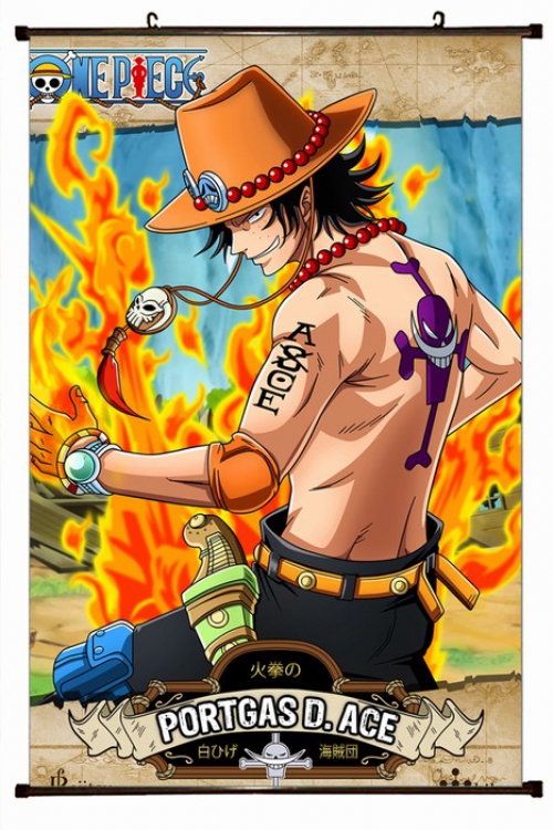 One Piece Plastic pole cloth painting Wall Scroll 60X90CM preorder 3 days H-20 NO FILLING