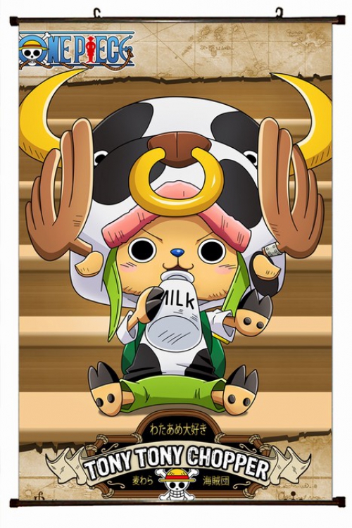 One Piece Plastic pole cloth painting Wall Scroll 60X90CM preorder 3 days H-27 NO FILLING