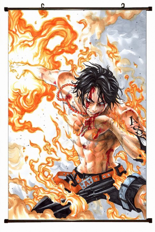 One Piece Plastic pole cloth painting Wall Scroll 60X90CM preorder 3 days H-30 NO FILLING