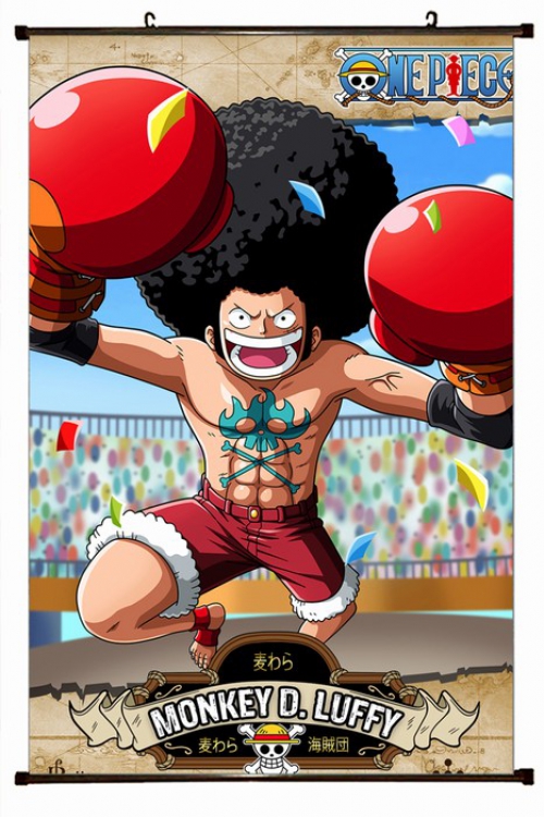One Piece Plastic pole cloth painting Wall Scroll 60X90CM preorder 3 days H-3 NO FILLING