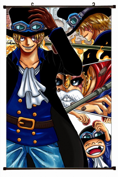 One Piece Plastic pole cloth painting Wall Scroll 60X90CM preorder 3 days H-33 NO FILLING