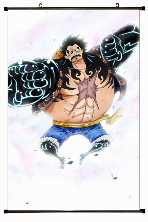 One Piece Plastic pole cloth painting Wall Scroll 60X90CM preorder 3 days H-5 NO FILLING