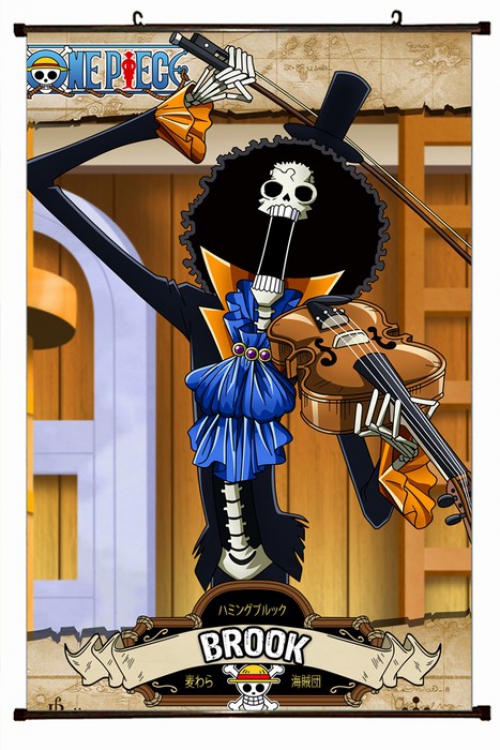 One Piece Plastic pole cloth painting Wall Scroll 60X90CM preorder 3 days H-8 NO FILLING