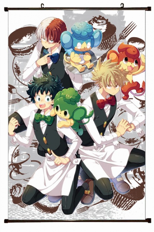 My Hero Academia Plastic pole cloth painting Wall Scroll 60X90CM preorder 3 days W9-100 NO FILLING