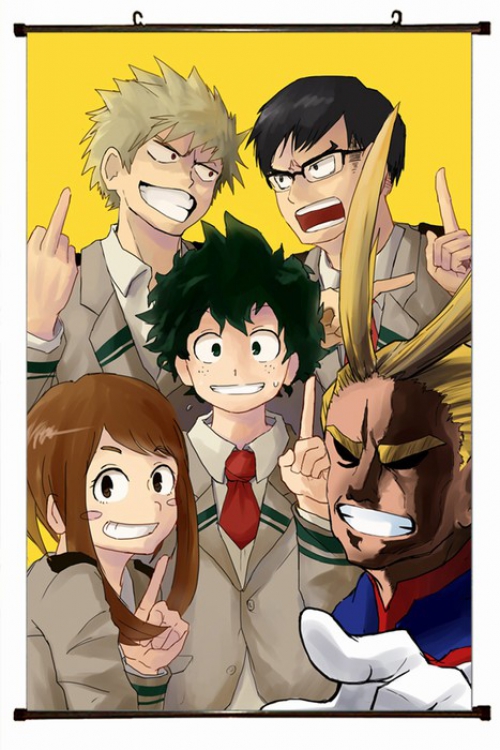 My Hero Academia Plastic pole cloth painting Wall Scroll 60X90CM preorder 3 days W9-10 NO FILLING