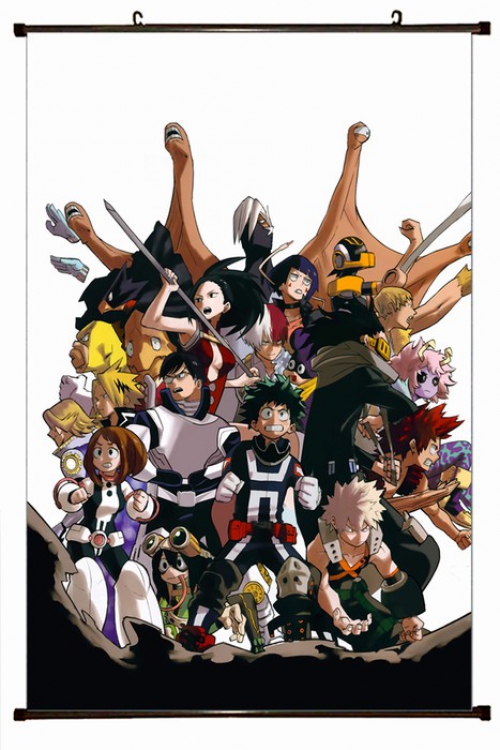 My Hero Academia Plastic pole cloth painting Wall Scroll 60X90CM preorder 3 days W9-125 NO FILLING