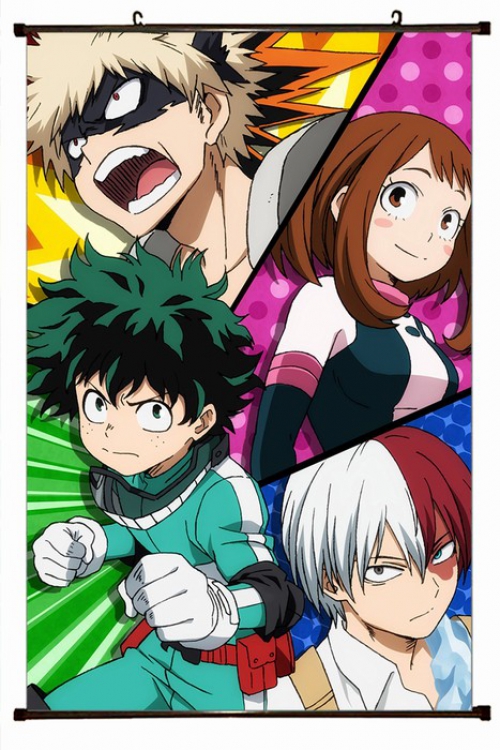 My Hero Academia Plastic pole cloth painting Wall Scroll 60X90CM preorder 3 days W9-133 NO FILLING