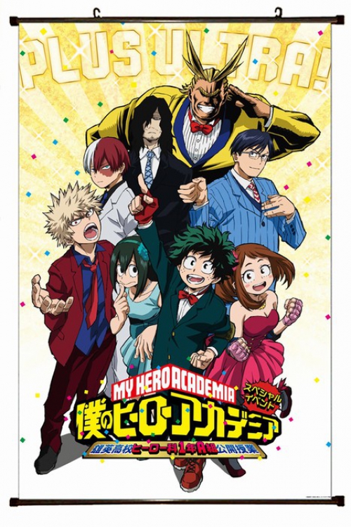 My Hero Academia Plastic pole cloth painting Wall Scroll 60X90CM preorder 3 days W9-129 NO FILLING