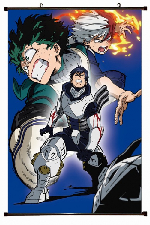 My Hero Academia Plastic pole cloth painting Wall Scroll 60X90CM preorder 3 days W9-144 NO FILLING