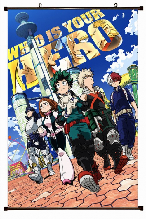 My Hero Academia Plastic pole cloth painting Wall Scroll 60X90CM preorder 3 days W9-148 NO FILLING