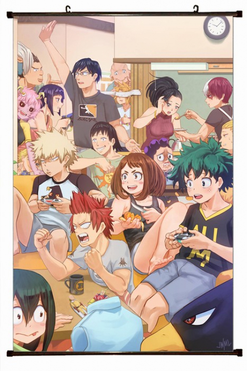 My Hero Academia Plastic pole cloth painting Wall Scroll 60X90CM preorder 3 days W9-153 NO FILLING