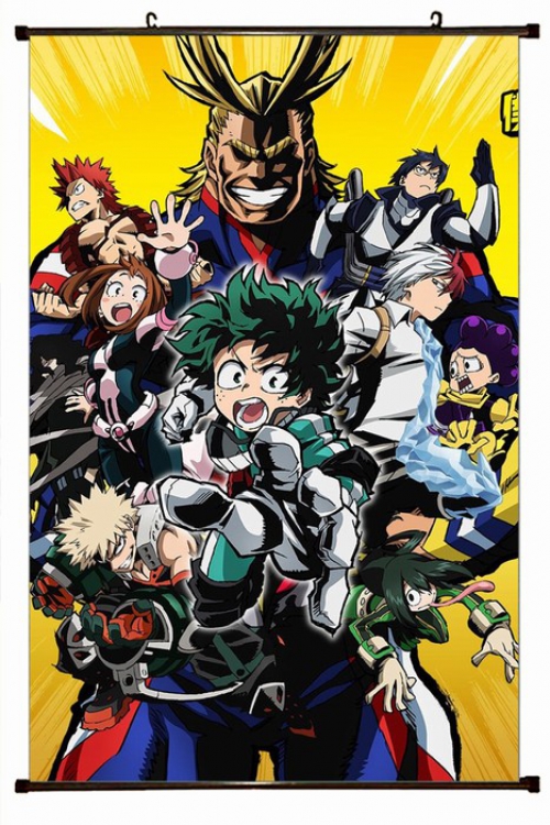 My Hero Academia Plastic pole cloth painting Wall Scroll 60X90CM preorder 3 days W9-1 NO FILLING