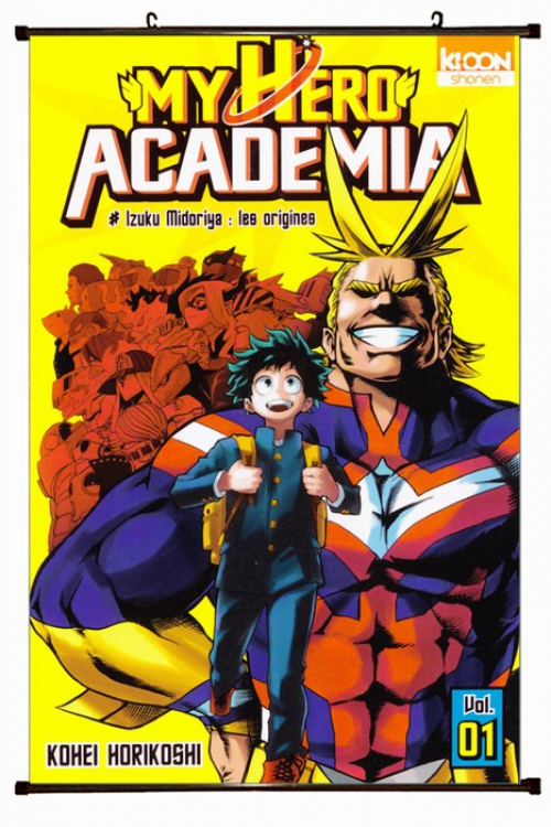 My Hero Academia Plastic pole cloth painting Wall Scroll 60X90CM preorder 3 days W9-22 NO FILLING