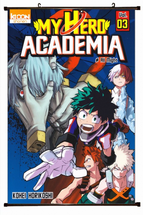 My Hero Academia Plastic pole cloth painting Wall Scroll 60X90CM preorder 3 days W9-24 NO FILLING