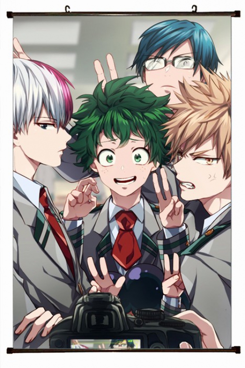 My Hero Academia Plastic pole cloth painting Wall Scroll 60X90CM preorder 3 days W9-38 NO FILLING