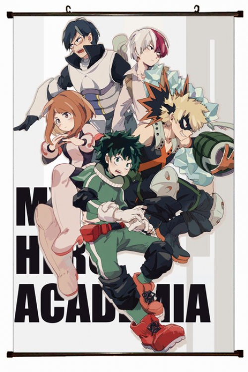 My Hero Academia Plastic pole cloth painting Wall Scroll 60X90CM preorder 3 days W9-37 NO FILLING