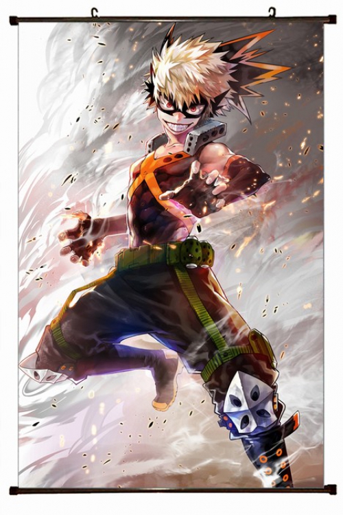 My Hero Academia Plastic pole cloth painting Wall Scroll 60X90CM preorder 3 days W9-45 NO FILLING