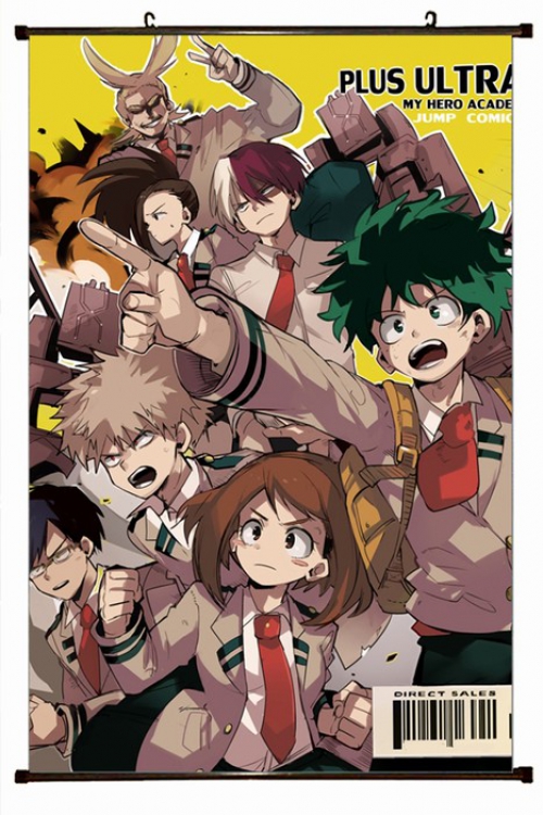 My Hero Academia Plastic pole cloth painting Wall Scroll 60X90CM preorder 3 days W9-57 NO FILLING