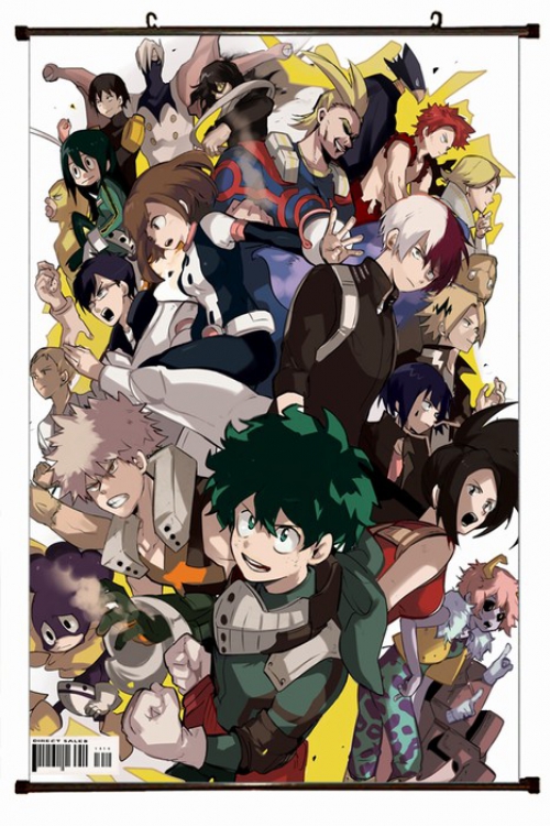 My Hero Academia Plastic pole cloth painting Wall Scroll 60X90CM preorder 3 days W9-62 NO FILLING